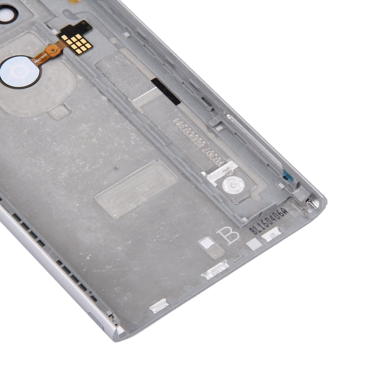 Metal Back Cover with Back Camera Lens & Fingerprint Button for LG G5(Silver)