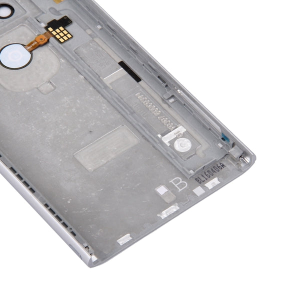 Metal Back Cover with Back Camera Lens & Fingerprint Button for LG G5(Silver)