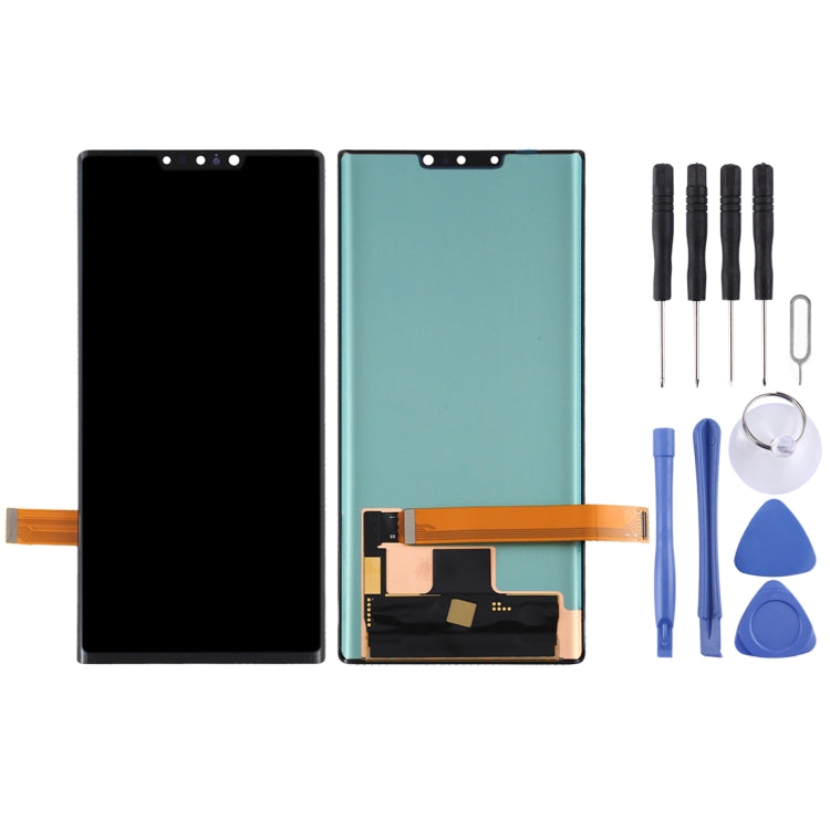 Original OLED LCD Screen for Huawei Mate 30 Pro / LIO-L09 / LIO-L29 / LIO-AL00 / LIO-TL00 with Digitizer Full Assembly(Black)