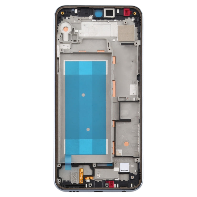 Front Housing LCD Frame Bezel Plate for LG K50 / K12 MAX / LMX520BMW / LMX520EMW(Double SIM Version)(Silver)