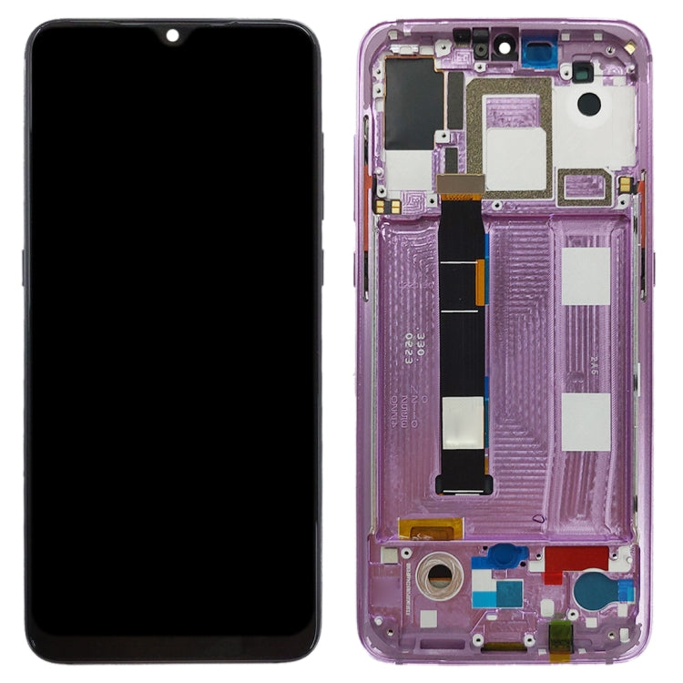Original AMOLED LCD Screen for Xiaomi Mi 9 Digitizer Full Assembly with Frame(Pink)