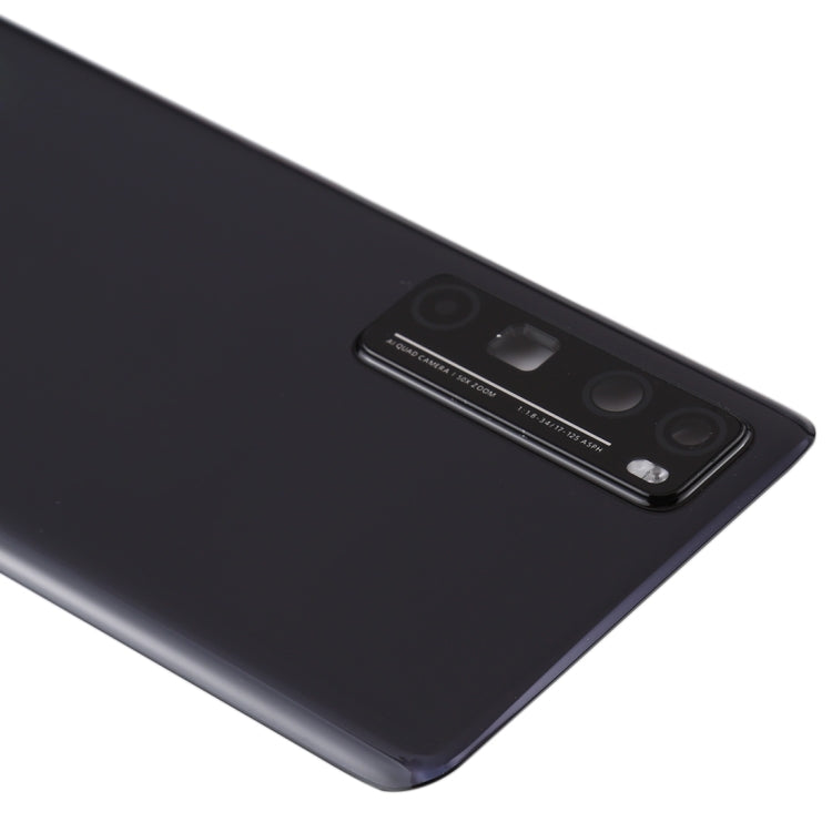 Original Battery Back Cover with Camera Lens Cover for Huawei Nova 7 Pro 5G(Black)