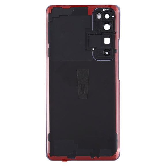 Original Battery Back Cover with Camera Lens Cover for Huawei Nova 7 Pro 5G(Silver)