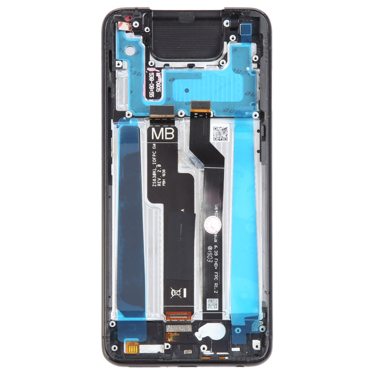 OEM LCD Screen for Asus Zenfone 6 ZS630KL I01WD Digitizer Full Assembly with Frame���Black)