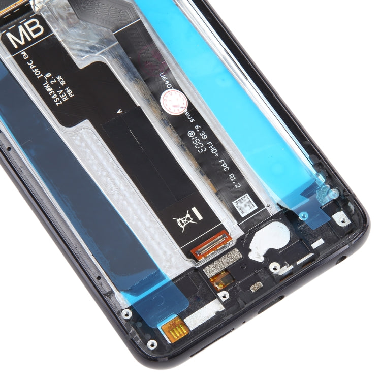 OEM LCD Screen for Asus Zenfone 6 ZS630KL I01WD Digitizer Full Assembly with Frame���Black)