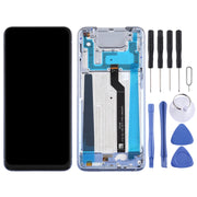 OEM LCD Screen for Asus Zenfone 6 ZS630KL I01WD Digitizer Full Assembly with Frame���Silver)