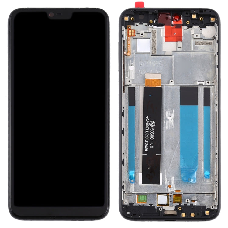 TFT LCD Screen for Nokia X6 / 6.1 Plus TA-1099 TA-1116 TA-1103 TA-1083 Digitizer Full Assembly with Frame