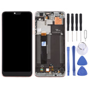 TFT LCD Screen for Nokia 7.1 TA-1100 TA-1096 TA-1095 TA-1085 TA-1097 Digitizer Full Assembly with Frame (Silver)