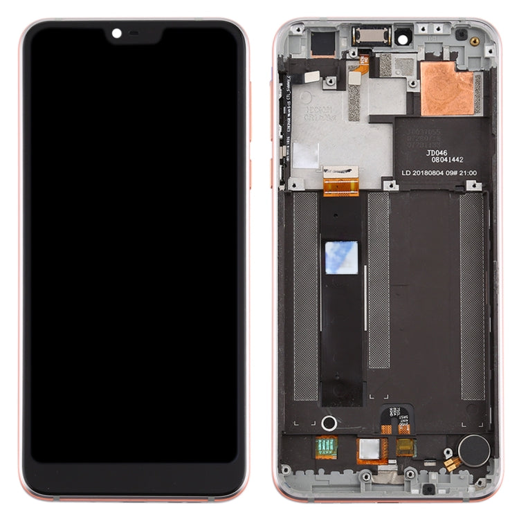 TFT LCD Screen for Nokia 7.1 TA-1100 TA-1096 TA-1095 TA-1085 TA-1097 Digitizer Full Assembly with Frame (Silver)