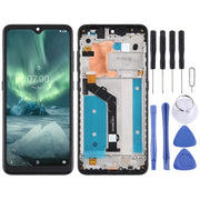 TFT LCD Screen for Nokia 7.2 TA-1196 Digitizer Full Assembly with Frame (Black)