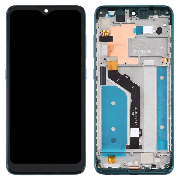 TFT LCD Screen for Nokia 6.2 TA-1198 TA-1200 TA-1187 TA-1201 Digitizer Full Assembly with Frame (Green)