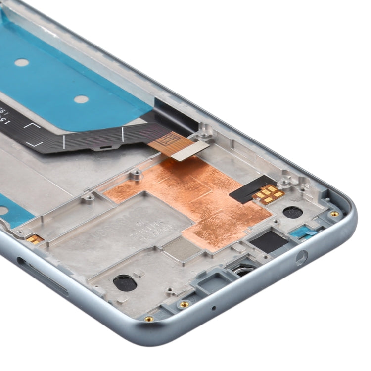TFT LCD Screen for Nokia 6.2 TA-1198 TA-1200 TA-1187 TA-1201 Digitizer Full Assembly with Frame (Silver)