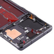 Original Middle Frame Bezel Plate for Huawei Honor 30 Pro(Black)