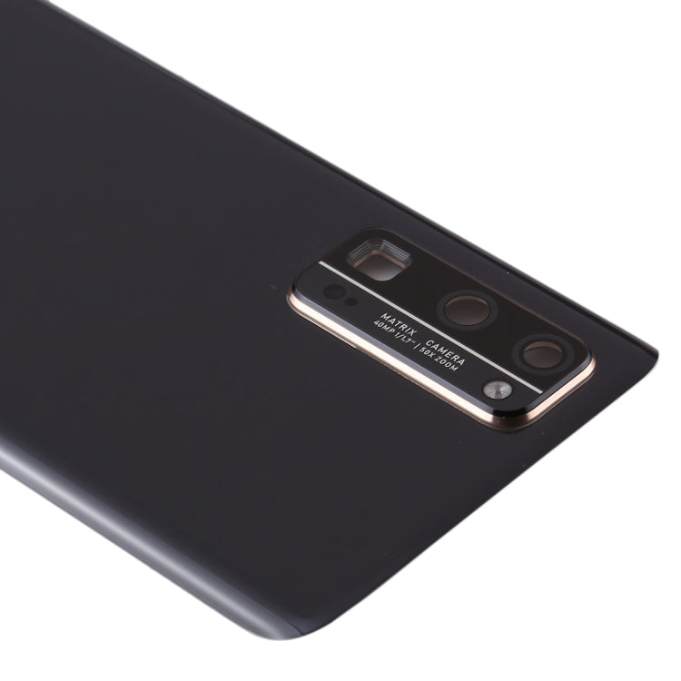 Original Battery Back Cover with Camera Lens Cover for Huawei Honor 30 Pro(Black)