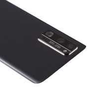 Original Battery Back Cover with Camera Lens Cover for Huawei Honor 30 Pro(Black)