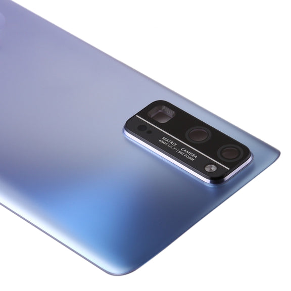 Original Battery Back Cover with Camera Lens Cover for Huawei Honor 30 Pro(Silver)
