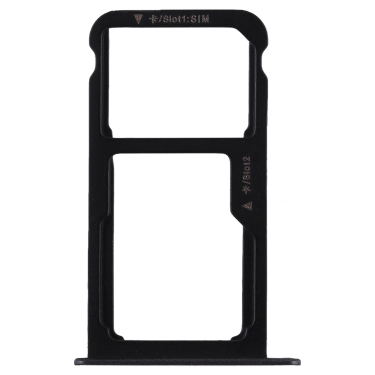 SIM Card Tray + SIM Card Tray / Micro SD Card for Huawei P9 Lite(Black)