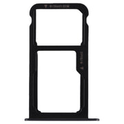 SIM Card Tray + SIM Card Tray / Micro SD Card for Huawei P9 Lite(Black)