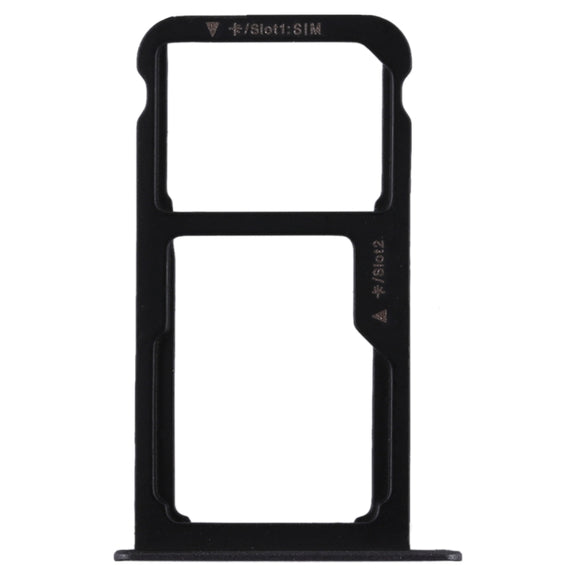 SIM Card Tray + SIM Card Tray / Micro SD Card for Huawei P9 Lite(Black)