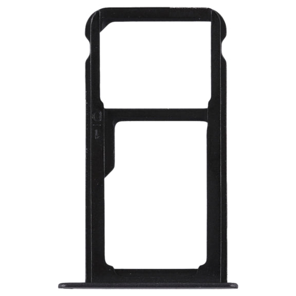 SIM Card Tray + SIM Card Tray / Micro SD Card for Huawei P9 Lite(Black)