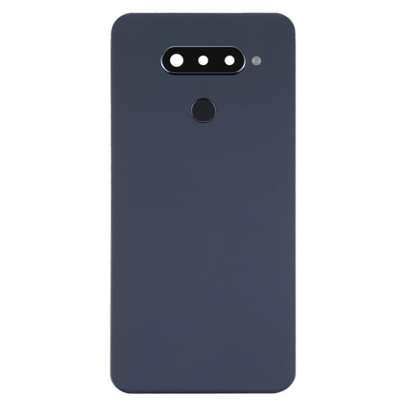 Original Battery Back Cover with Camera Lens Cover for LG Q70 / LM-Q730N(KR Version)(Black)
