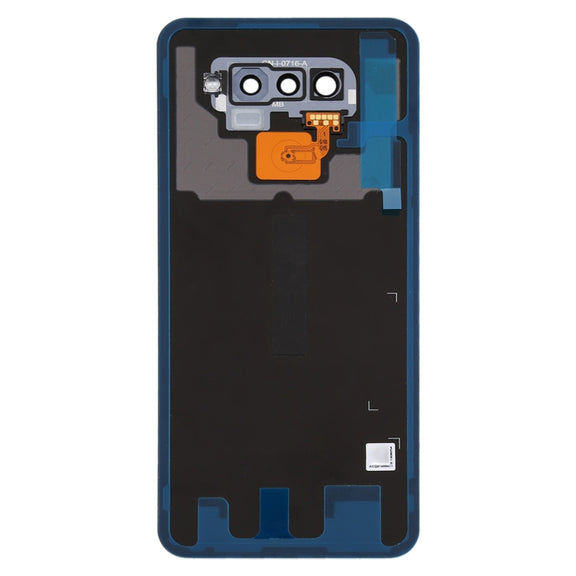 Original Battery Back Cover with Camera Lens Cover for LG Q70 / LM-Q730N(KR Version)(Black)