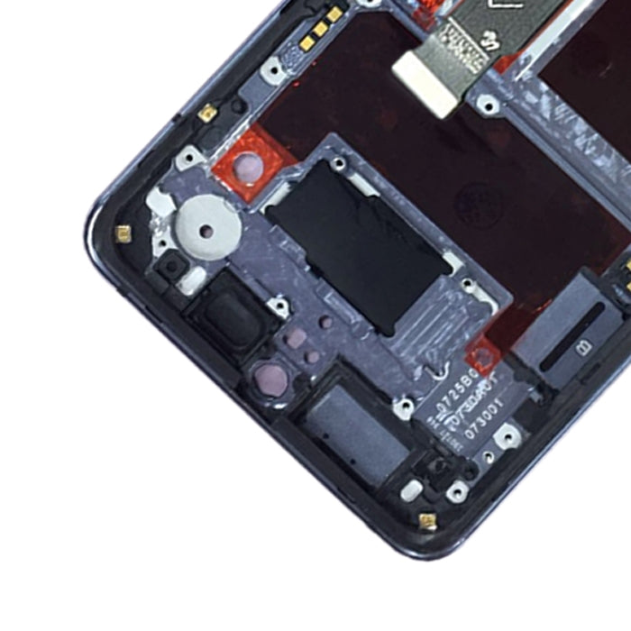For OnePlus 7T HD1901 HD1903 HD1900 HD1905 Digitizer Full Assembly with Frame OEM LCD Screen (Baby Blue)