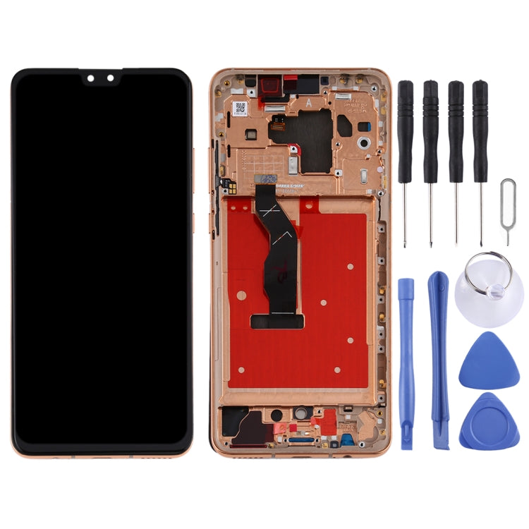Original OLED LCD Screen for Huawei Mate 30 Digitizer Full Assembly with Frame(Orange)