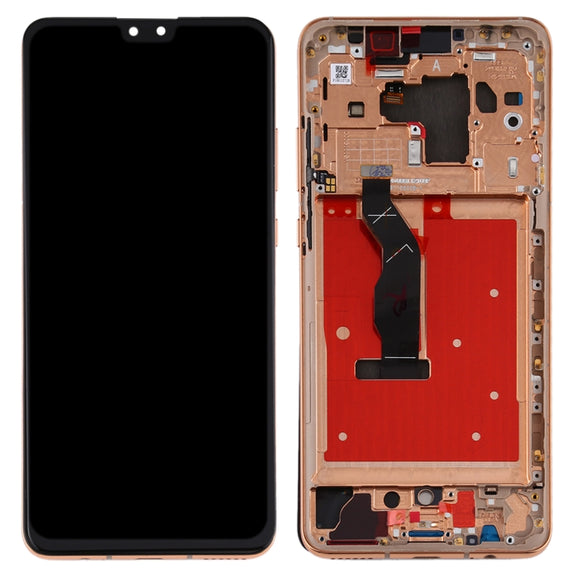 Original OLED LCD Screen for Huawei Mate 30 Digitizer Full Assembly with Frame(Orange)