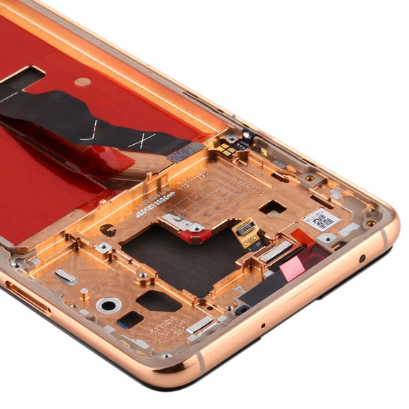Original OLED LCD Screen for Huawei Mate 30 Digitizer Full Assembly with Frame(Orange)