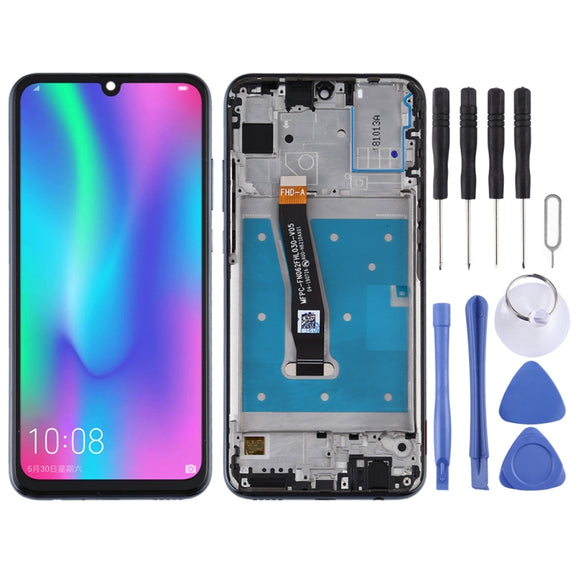 OEM LCD Screen for Huawei Honor 10 Lite Digitizer Full Assembly with Frame(Black)