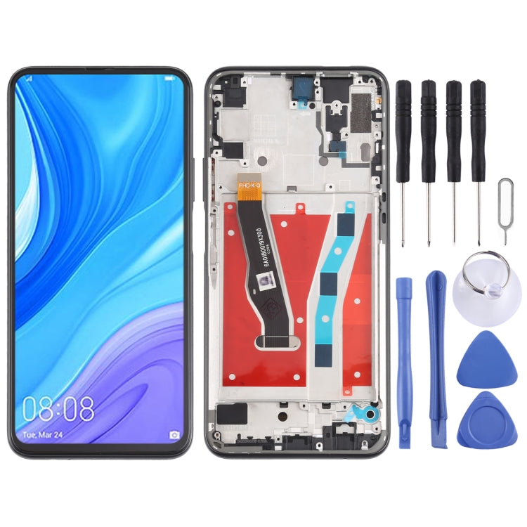 OEM LCD Screen for Huawei P smart Pro 2019 Digitizer Full Assembly with Frame(Black)