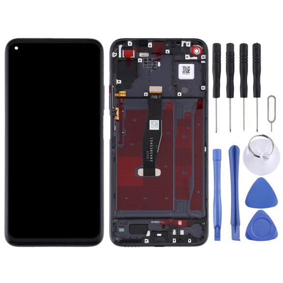 OEM LCD Screen for Huawei Honor 20 / Nova 5T Digitizer Full Assembly with Frame(Black)