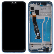 OEM LCD Screen for Huawei Y9 (2019) Digitizer Full Assembly with Frame(Blue)