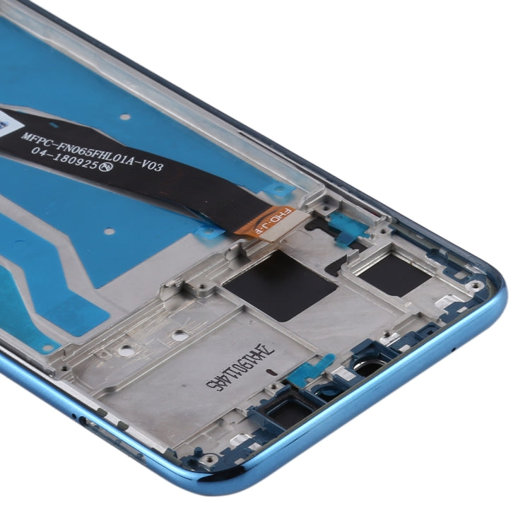 OEM LCD Screen for Huawei Y9 (2019) Digitizer Full Assembly with Frame(Blue)