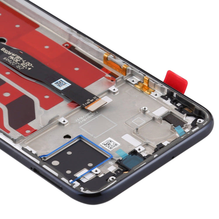 OEM LCD Screen for Huawei Nova 6 SE Digitizer Full Assembly with Frame(Black)