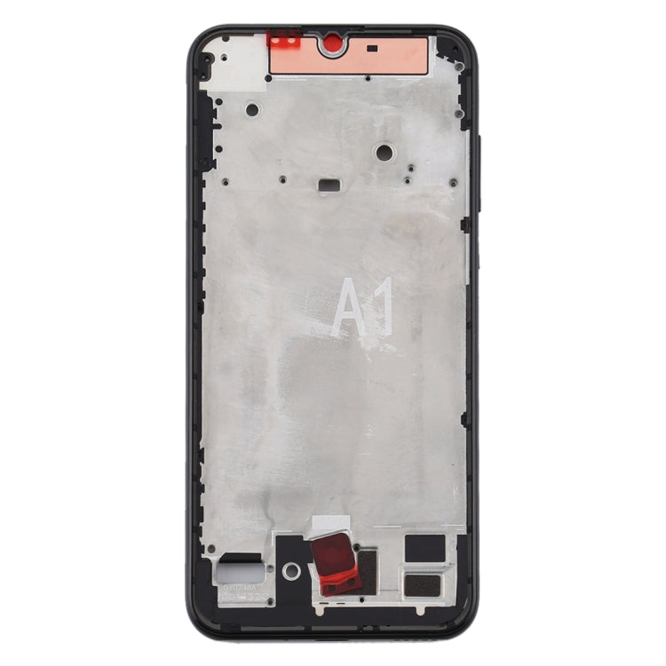 Original Middle Frame Bezel Plate for Huawei Y8p / P Smart S(Black)