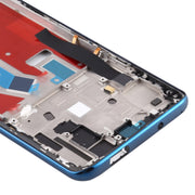 Original Middle Frame Bezel Plate for Huawei Honor X10 5G(Blue)