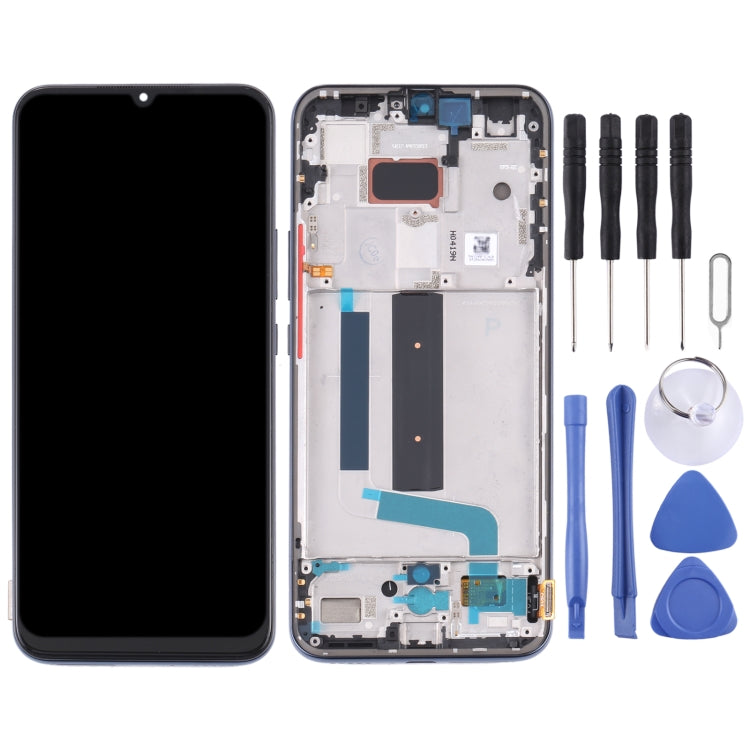 Original AMOLED LCD Screen for Xiaomi Mi 10 Lite 5G with Digitizer Full Assembly(Black)