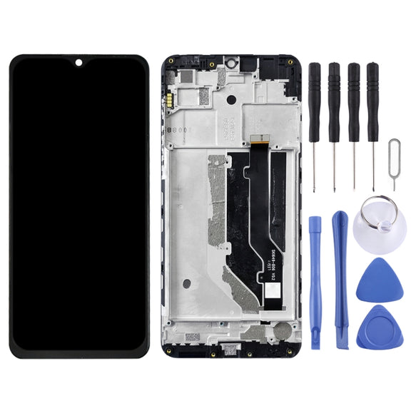 OEM LCD Screen for ZTE Blade 20 Smart / V1050 Digitizer Full Assembly with Frame���Black)