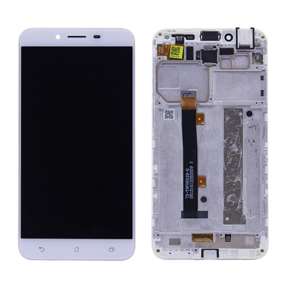 OEM LCD Screen for Asus Zenfone 3 Max ZC553KL / X00D  Digitizer Full Assembly with Frame���White)