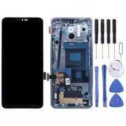Original LCD Screen for LG G7 ThinQ / G710 G710EM G710PM G710VMP Digitizer Full Assembly with Frame (Silver)
