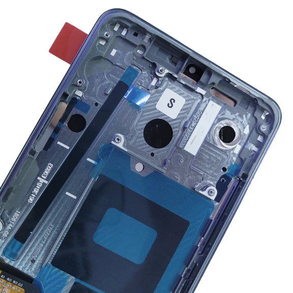Original LCD Screen for LG G7 ThinQ / G710 G710EM G710PM G710VMP Digitizer Full Assembly with Frame (Silver)
