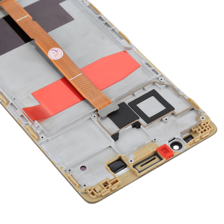 OEM LCD Screen for Huawei Mate 8 Digitizer Full Assembly with Frame(Gold)