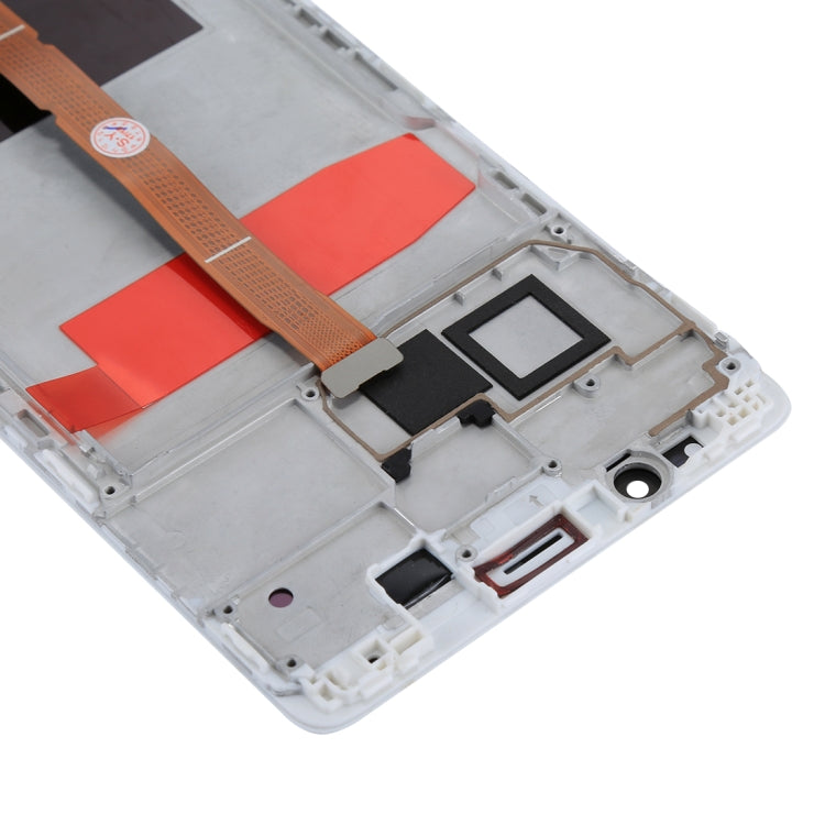 OEM LCD Screen for Huawei Mate 8 Digitizer Full Assembly with Frame(White)