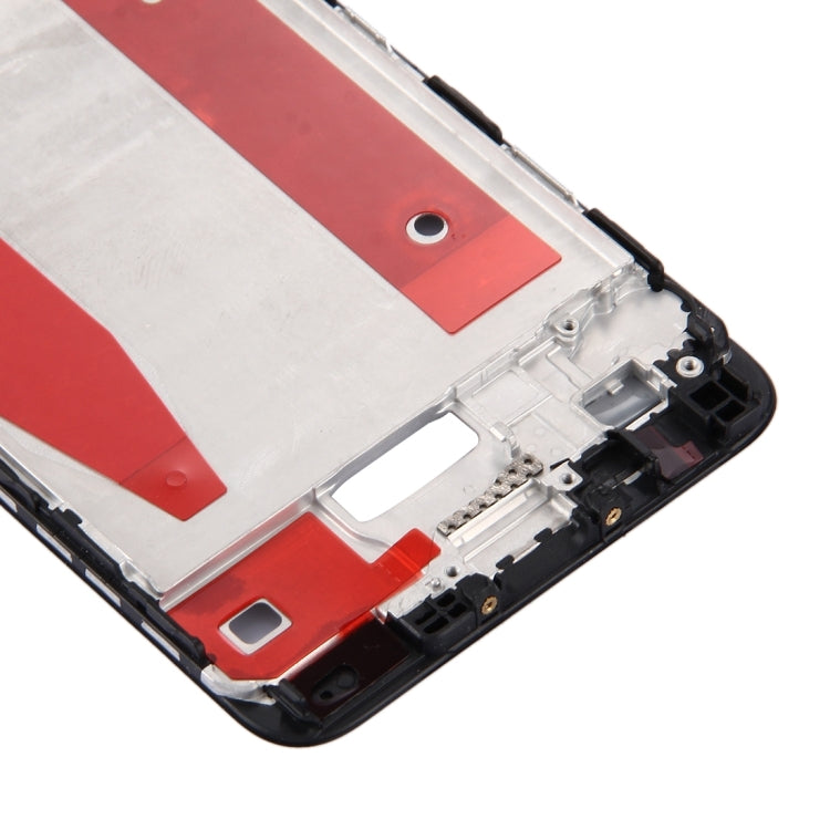 For Huawei P10 Front Housing LCD Frame Bezel Plate(Black)