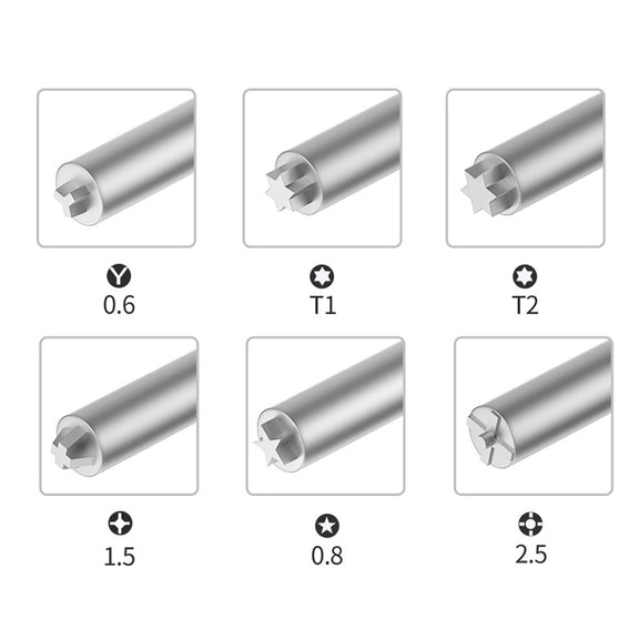 BEST BST-898 6 in 1 3D Screwdriver For Mobile Phone Dismantling