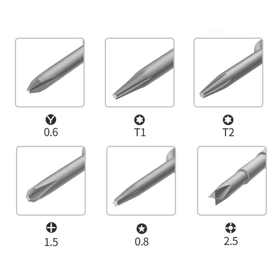 BEST BST-895 6 in 1  Mobile Phone Screwdriver For Mobile Phone Dismantling Screwdriver