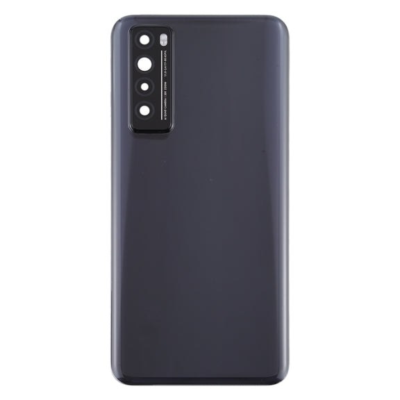 Original Battery Back Cover With Camera Lens Cover for Huawei Nova 7 5G(Black)