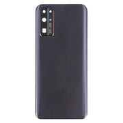Original Battery Back Cover With Camera Lens Cover for Huawei Honor 30(Black)